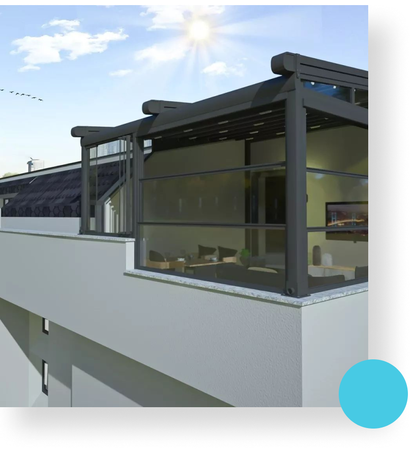 Zip Curtain System PRIME PERGOLA NY